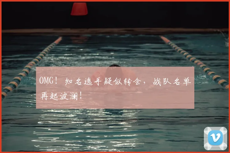 OMG！知名选手疑似转会，战队名单再起波澜！